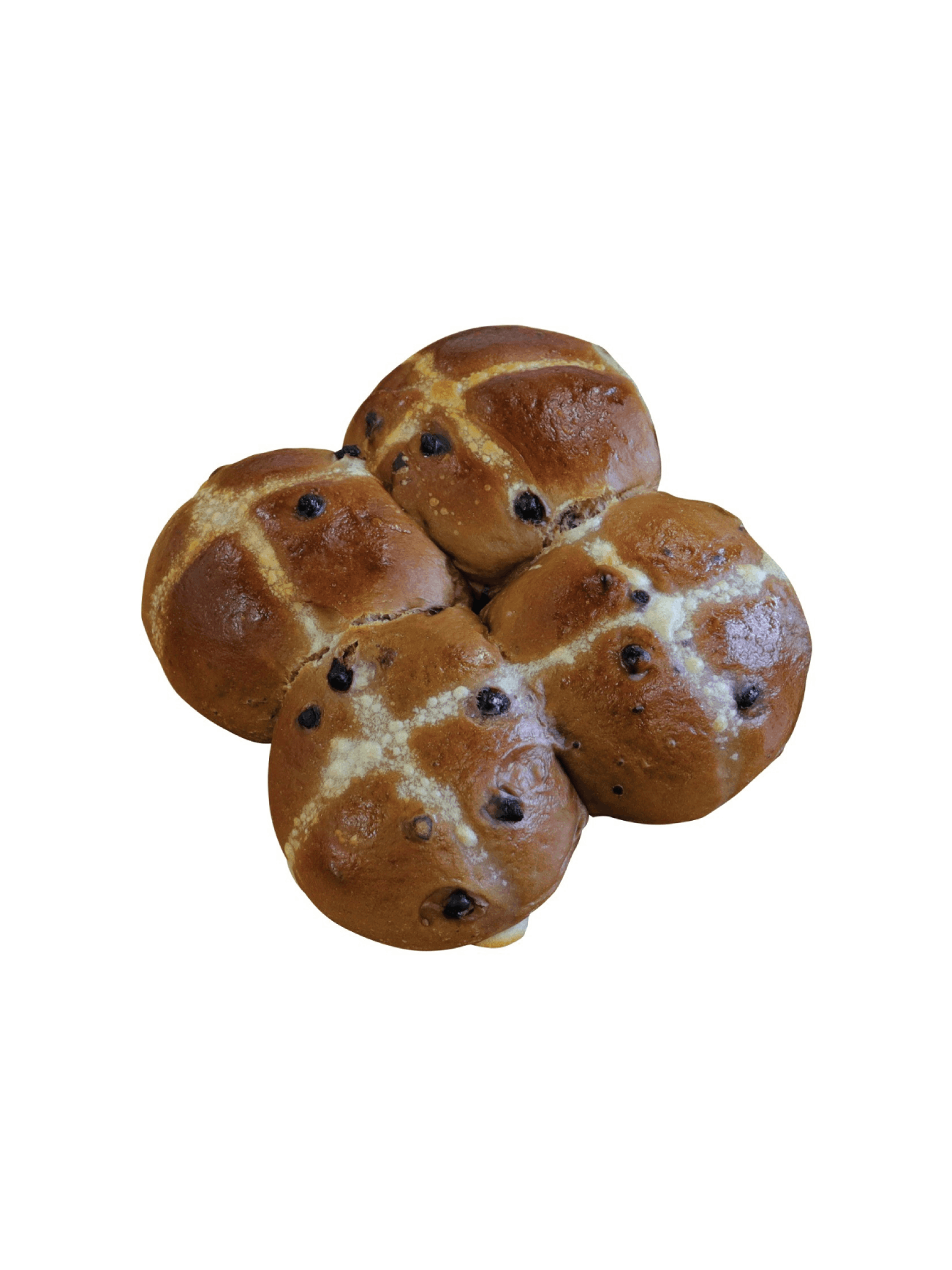 H HOT CROSS BUN CHOCOLATE 4S